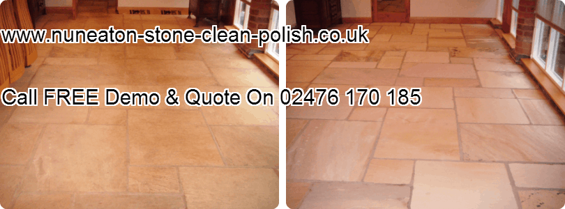 Nuneaton-Warwickshire Flagstone Natural Tile Floor Washing & Sealing Services.